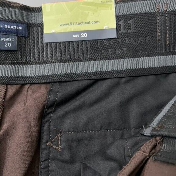 NWT 5.11 Tactical Series Pants Women SZ 20 Brown Uniform Class A 34071T - Picture 8 of 15